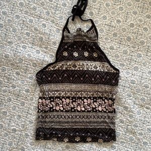 American Eagle Halter Crop Top